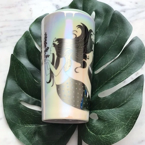 STARBUCKS Iridescent Mermaid Tumbler Rare New With Tag RARE - Picture 8 of 11